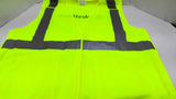 PIP Safety Vest 302-5PMVLY ANSI/ISEA107-2020 Type R Class 2 Size XL Lot Of 10