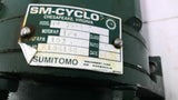 Sumitomo TFC/FB-02A SM-CYCLO Gear Motor 1/4 HP 230V/460V 17:1 Ratio 1800/103RPM