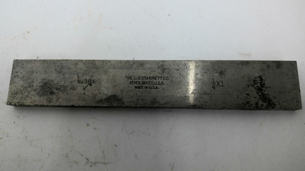 Starrett 384 Leveling Parallel Block 1/4X1" 6" Long