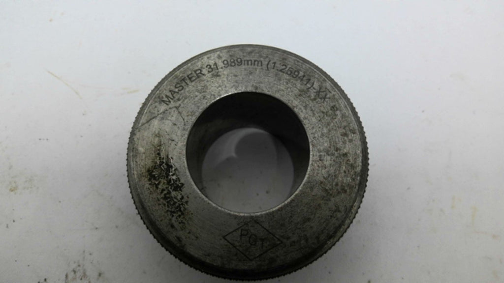 PGT N32.989 Master Plain Bore Ring Gauge 31.989MM