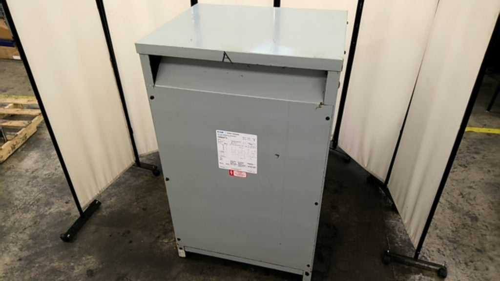 Eaton V48M28T12 Distribution Transformer 112.5Kva 480 Pri1 20/208 Sec Volts