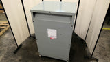 Eaton V48M28T12 Distribution Transformer 112.5Kva 480 Pri1 20/208 Sec Volts