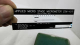 Applied Image SM-4 Micrometer Stage 1" 25.0MM