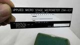 Applied Image SM-4 Micrometer Stage 1" 25.0MM