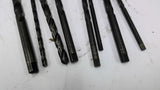 Allied Machine #2 T-8 High Speed Steel (HSS) Twist Drill Bits Assorted Sizes