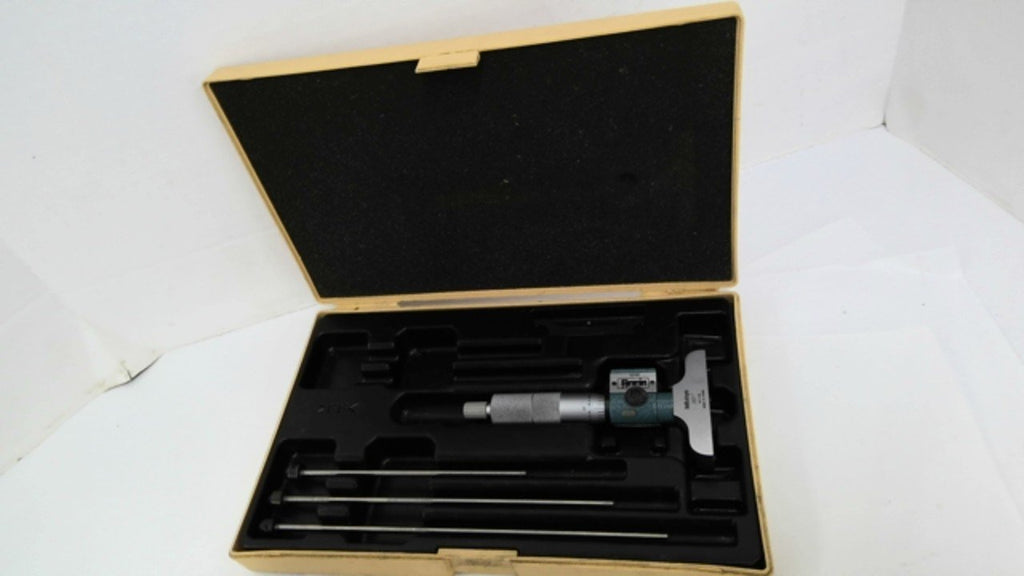 Mitutoyo 229-127 1546 Depth Micrometer 0-1" DMC2.5-4"K