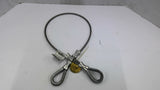 Galvanized Steel Wire Rope Sling 3' x 1/4"