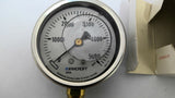 Ashcroft 63 1008 A-02L Brass Socket Stainless Steel Gauge 1/4NPT 5000PSI