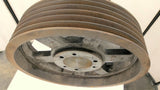 Vfe 5V-18.7X6F Cast Iron Pulley 6 Groove 18.7" OD 5V Belt Width