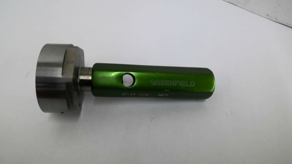 Greenfield 2" National Threaded Plug Gauge Crest Check 2"-11 1/2NPT