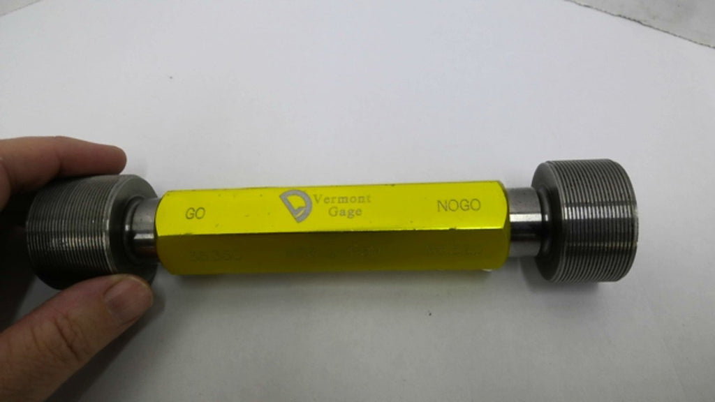 Vermont M36X1.0-6H Go/No Go Threaded Plug Gauge