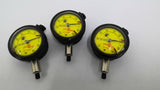 Johnson Gages IDS-10046 Dial Indicators 1-.005MM Lot Of 3