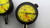 Johnson Gages IDS-10046 Dial Indicators 1-.005MM Lot Of 3
