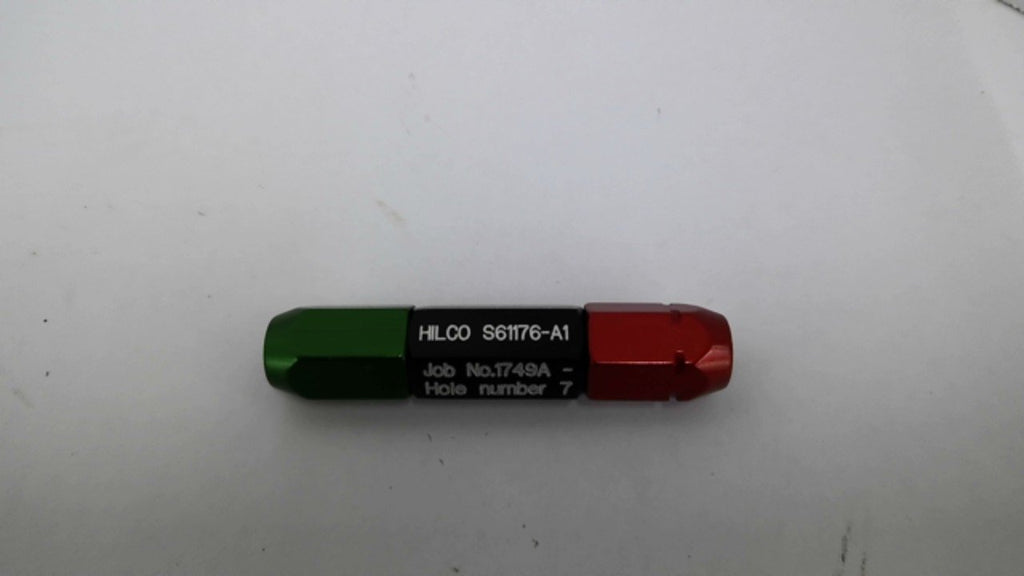 Hilco S61176-A1 Go/No Go Double Ended Plug Gauge Handle Job 1749A-Hole 7