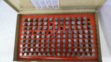 Doall 16 Plug Pin Gauge Set .501"-.625"