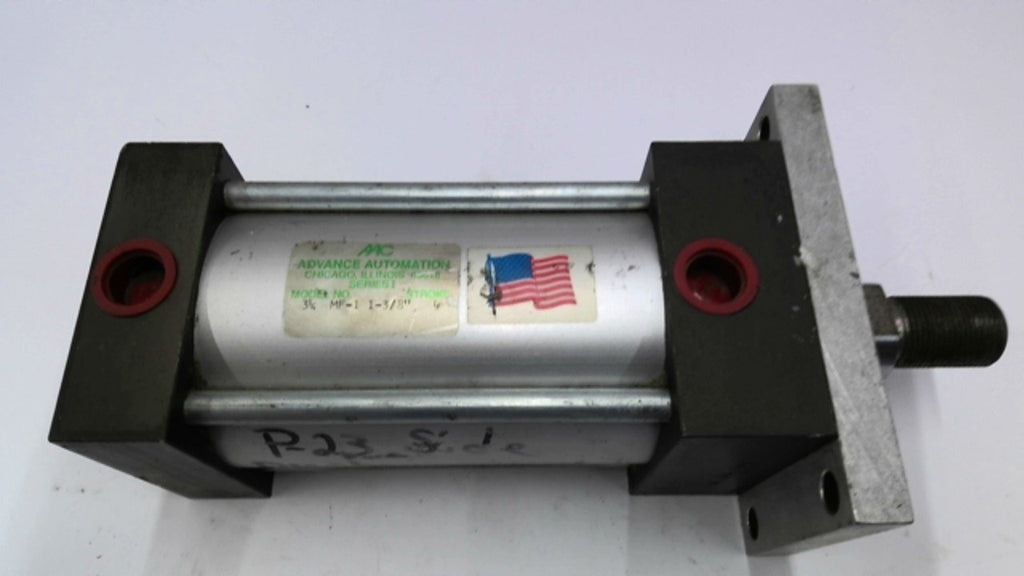 Advance Automation 3 1/4" MF-1 3/8" 4 Stroke Pneumatic Cylinder