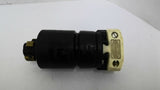 Hubbell HBL21415B Industrial Locking Plug 20AMP 250VDC 30AMP 600VAC