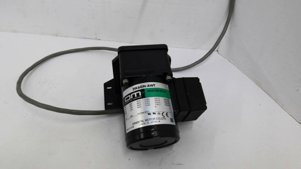 Oriental 21K6GN-AWT Gear Motor with 2GN12.5KA Gear Head 110/115 Volts .20 A