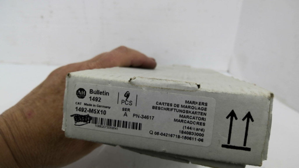 Allen Bradley 1492-M5X10 White Markers