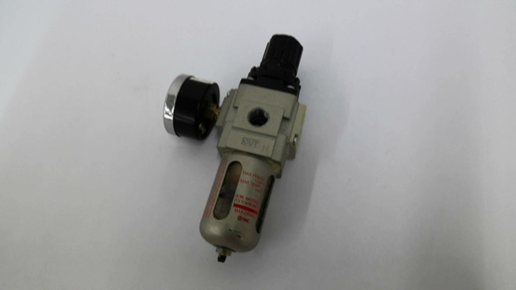SMC AW20-N02-CZ Pneumatic Filter Regulator 1/4" NPT 150PSI