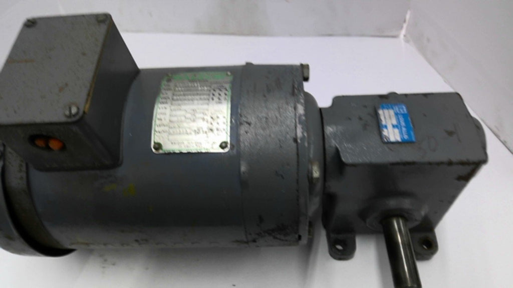 Baldor VM3535 Gear Motor 1/3 HP 220/440 V 50:1 Ratio