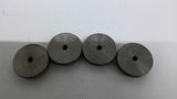 Stainless Steel Knurled Knobs Lot of 4