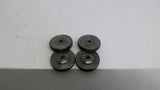 Stainless Steel Knurled Knobs Lot of 4
