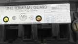 Allen Bradley 1494V-DS30 Line Terminal Guard 30AMP 600VAC/250VDC 2-Piece 3-PH