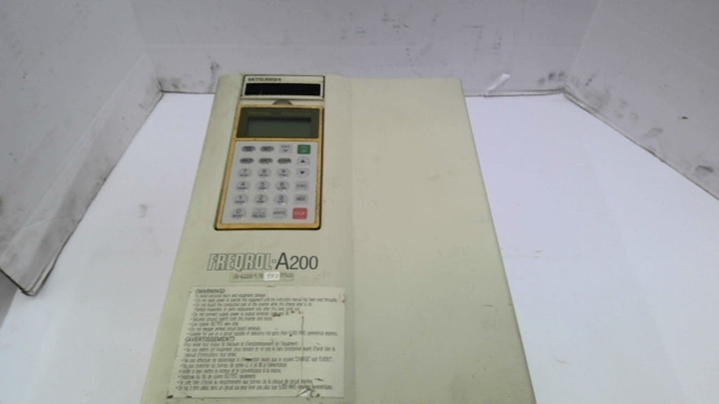 Mitsubishi FR-A220E-11K-UL Freqrol A200 Inverter Drive 15 Hp 230 Volts