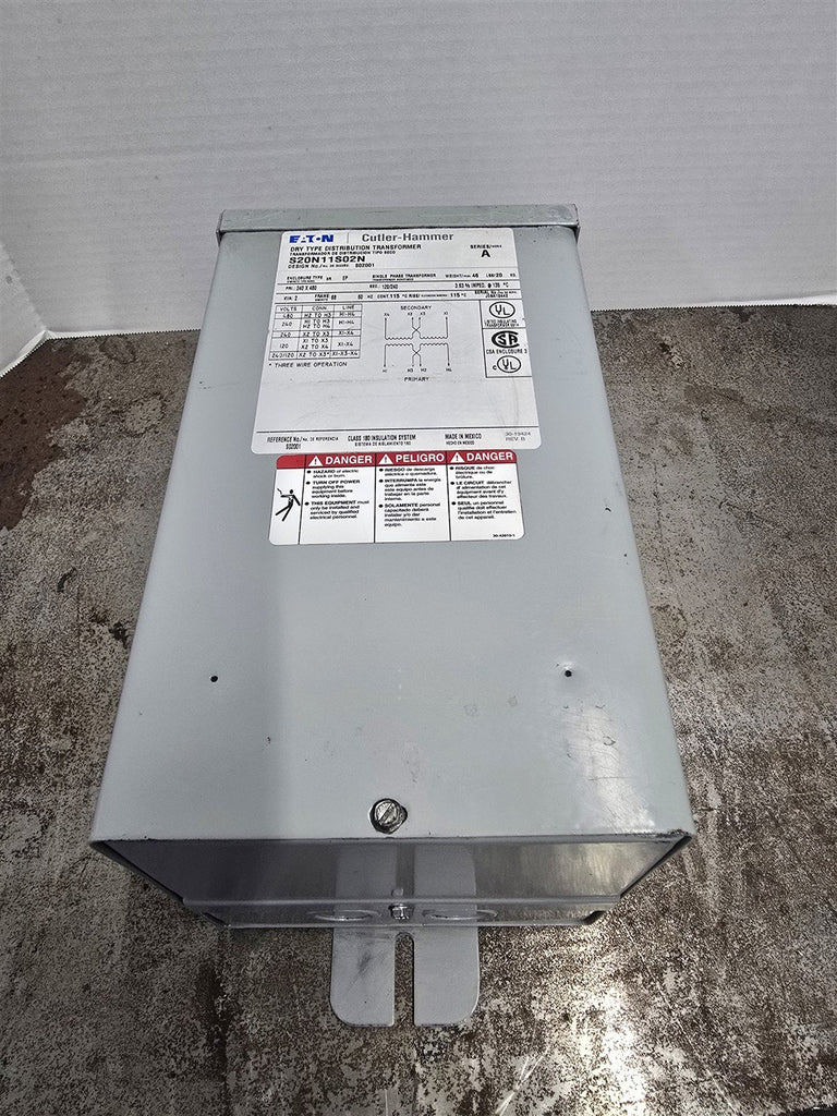 Cutler-Hammer S20N11S02N 2KVA Transformer 240x480 Pri 120/240 Sec V Single Phase