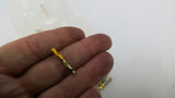 Gold Plated Crimp Connector Pins 13/16" Long 1/16" OD Lot Of 67