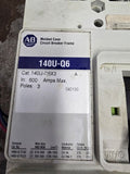 Allen-Bradley 140U-O6X3 Circuit Breaker 600 Amps 3 Pole