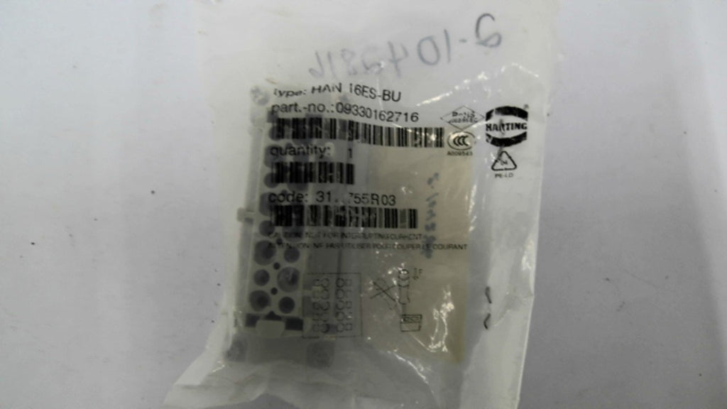 Harting 09330162716 16ES-BU Connector