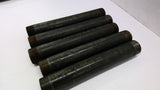 Steel 1 1/2" Pipe Nipple 12" L Lot Of 5