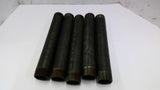 Steel 1 1/2" Pipe Nipple 12" L Lot Of 5