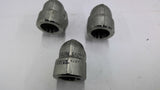 Stainless Steel 3000 90° Elbow 1/2" Lot Of 3