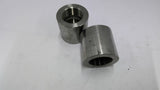 Stainless Steel 2"x 1 1/2 Coupling Lot Of 2