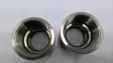 Stainless Steel 2"x 1 1/2 Coupling Lot Of 2