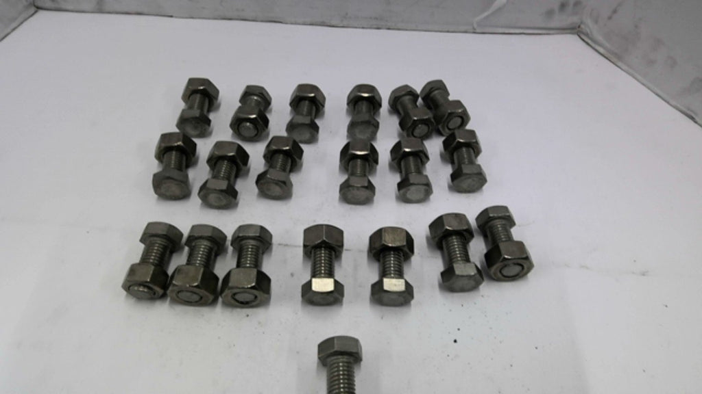 Hex Bolt 1 34 x 1/2 Coarse Thread With Nut Lot Of 20