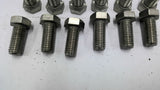 Hex Bolt 1 34 x 1/2 Coarse Thread Lot Of 23