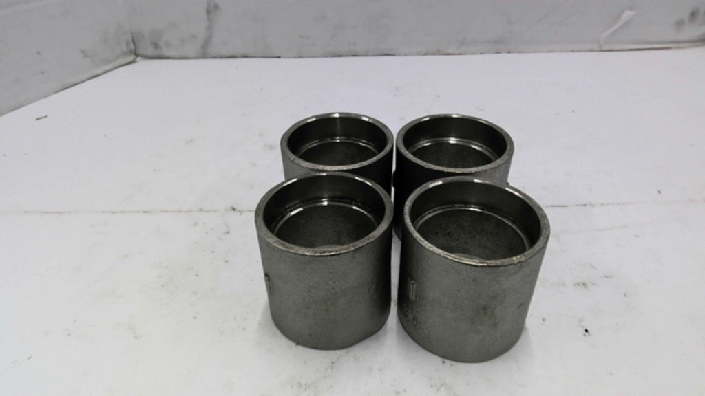 1 1/2Inch 316 Stainless Steel Pipe Coupling Lot of 4