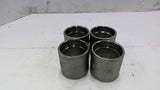 1 1/2Inch 316 Stainless Steel Pipe Coupling Lot of 4