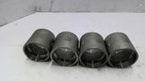 1 1/2 Inch Stainless Steel Pipe Coupling set of 4