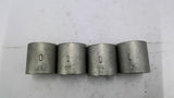 1 1/2 Inch Stainless Steel Pipe Coupling set of 4