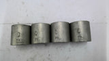 1 1/2" 316 Stainless Steel Pipe Coupling Lot of 4