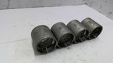 1 1/2" 316 Stainless Steel Pipe Coupling Lot of 4