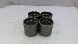 1 1/2" Stainless Steel Pipe Coupling Lot of 4