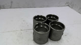 1 1/2" Stainless Steel Pipe Coupling Lot of 4
