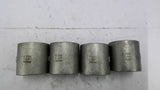 1 1/2" Stainless Steel Pipe Coupling Lot of 4