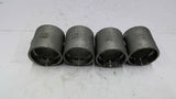 1 1/2" Stainless Steel Pipe Coupling Lot of 4